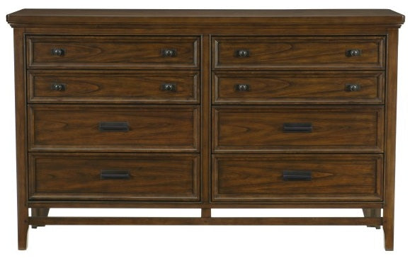 Homelegance 1649-4PC 4 pc Darby home co Frazier park brown cherry finish wood queen bedroom set with drawers