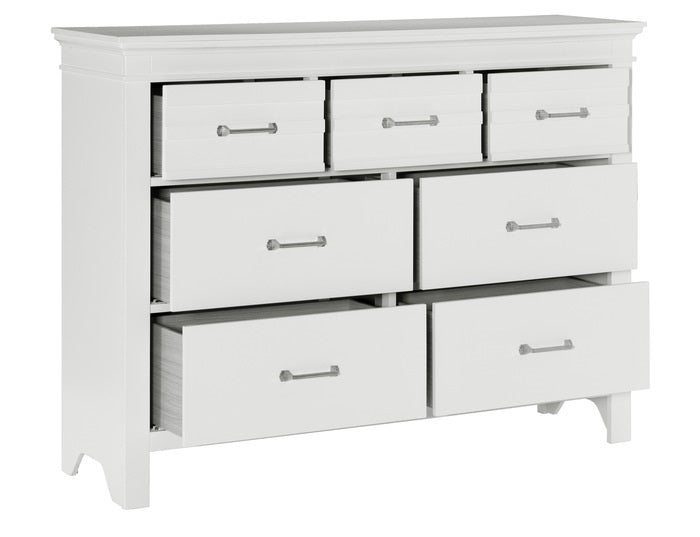 Homelegance 1675WH-4PC 4 pc Blaire white rustic finish wood queen bedroom set