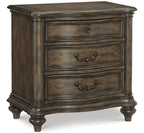 Homelegance 1682-4PC 4 pc Astoria grand heath court brown oak finish wood queen bedroom set