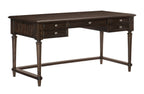 Homelegance 1689-16 Cardano driftwood charcoal wood finish office writing desk with drawers