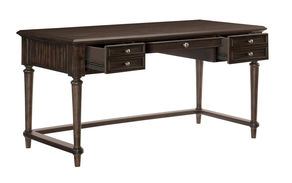 Homelegance 1689-16 Cardano driftwood charcoal wood finish office writing desk with drawers