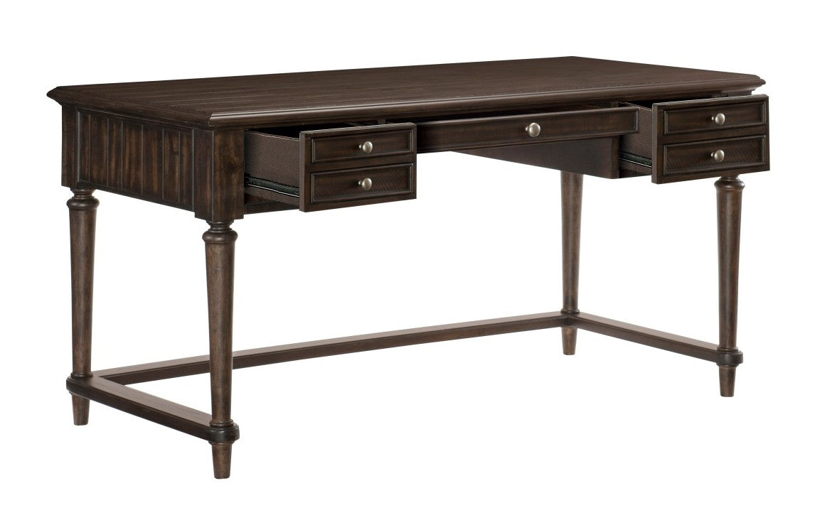 Homelegance 1689-16 Cardano driftwood charcoal wood finish office writing desk with drawers