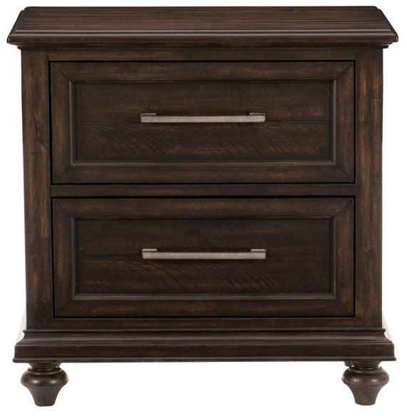 Homelegance 1689-4PC 4 pc Astoria grand Cardano driftwood charcoal finish wood queen bedroom set