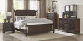 Homelegance 1689P-4PC 4 pc Astoria grand Cardano driftwood charcoal finish wood queen bedroom set