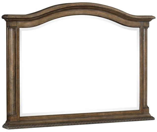 Homelegance 1693-4PC 4 pc Astoria grand rachelle weathered pecan finish wood queen bedroom set