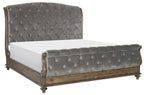 Homelegance 1693-4PC 4 pc Astoria grand rachelle weathered pecan finish wood queen bedroom set