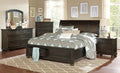 Homelegance 1718GY-4PC 4 pc Darby home co begonia grayish brown finish wood bedroom set