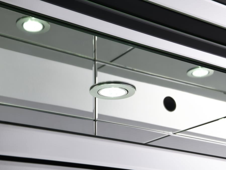 Coaster 183627 Everly quinn marilyn mirrored and glass bar unit wine cabinet console with LED lighting underneath