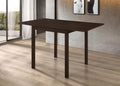 Coaster 190821 Charlton home pecoraro trevino kelso espresso finish wood cafe breakfast bistro drop leaf table