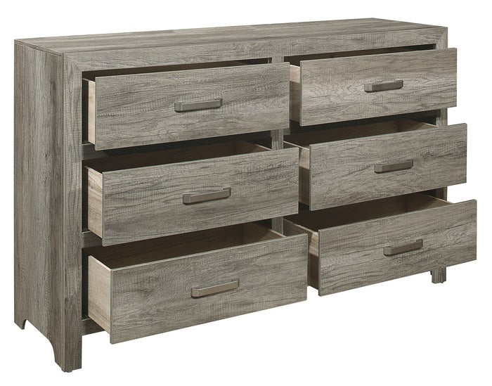 Homelegance 1910GY-4PC 4 pc Mandan weathered grey embossed finish wood queen bedroom set