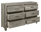 Homelegance 1910GY-4PC 4 pc Mandan weathered grey embossed finish wood queen bedroom set