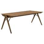 Randolph 7-Piece Rectangular Dining Table Set Sheesham and Brown – 192521-S7