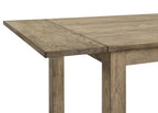 Coaster 192921-S6 6 pc Cardova vineyard oak finish wood grain look wood dining table set with bench