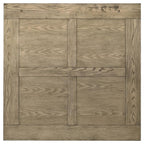 Coaster 192928-S5 5 pc Cardova vineyard oak finish wood grain look wood square counter height dining table set