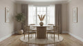 Coaster Decker 5-Piece Round Natural Dining Table Set with High Spindle-Back Windsor Chairs – 193930NAT-S5A