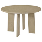 Coaster Strouse 5-Piece Round Natural Oak Pedestal Dining Table Set with Wheat Spindle-Back Chairs – 193940NAT-S5A