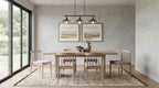 Coaster Decker 7-Piece 82" Natural Oak Dining Table Set with Wheat Spindle-Back Chairs – 193951NAT-S7A