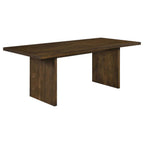 Coaster Decker 7-Piece 82" Walnut Dining Table Set with Wheat Spindle-Back Chairs – 193951WAL-S7A