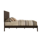Acme 19570Q 4 pc madison espresso finish wood queen platform bed set