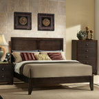 Acme 19570Q 4 pc madison espresso finish wood queen platform bed set