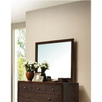 Acme 19570Q 4 pc madison espresso finish wood queen platform bed set