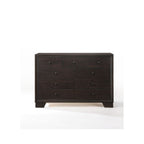 Acme 19570Q 4 pc madison espresso finish wood queen platform bed set
