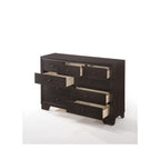 Acme 19570Q 4 pc madison espresso finish wood queen platform bed set