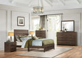 Homelegance 1961-4PC 4 pc Erwan espresso finish wood paneled bedroom set