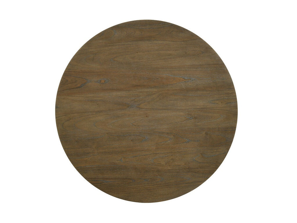 30001-5PC 5 pc Charlton home Havanna vintage walnut finish wood 47" round dining table set