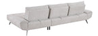 Homelegance Pleasure Light Grey Chenille Sectional Sofa – 8400LTG-22LRC