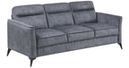 Tristan Grey Fabric Sofa & Love Seat Set – 9733DGY-SL