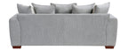 Silverthorne Grey Chenille Sofa & Love Seat Set – 8579GY-SL