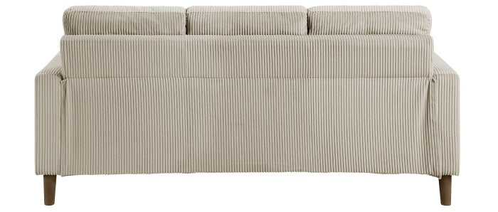 Hollarman Taupe Corduroy Sofa & Love Seat Set – 9520TPE-SL