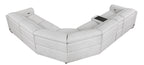 McPherson Cloud Chenille 6-Pc Modular Power Reclining Sectional with Power Headrest – 9455CLD-6LRRRPWH