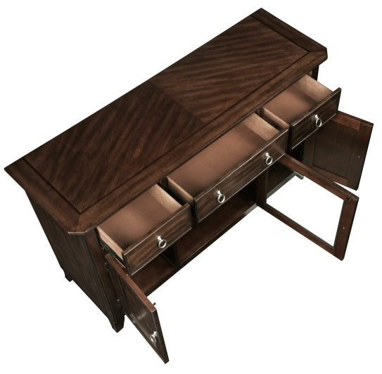 Homelegance Claymont 7-Piece Cherry Dining Table Set – 5962-96-7PC