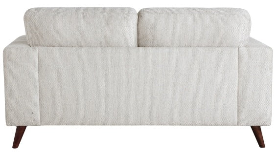 Homelegance 9644SVE-2PC 2 pc Broadway silver cloud chenille fabric mid-century modern sofa and love seat set