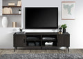 2011-ESP  17 stories veno dark espresso finish wood mid century modern 71" TV Stand