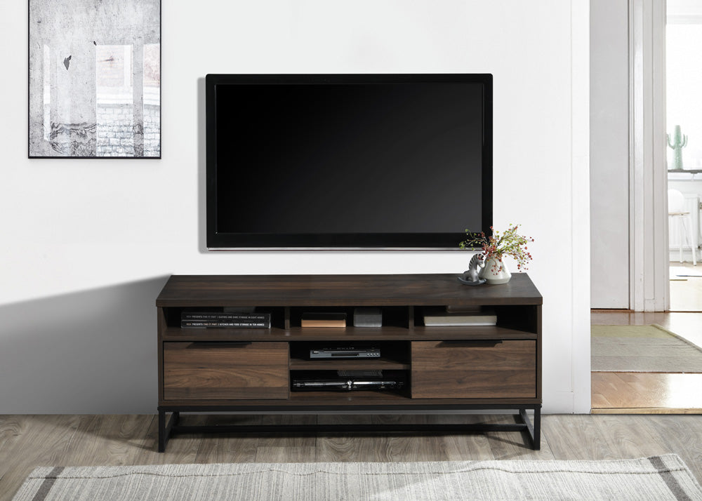 2015-DW  17 stories veno dark walnut finish wood mid century modern 47" TV Stand