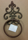 Cast iron door knocker floral design