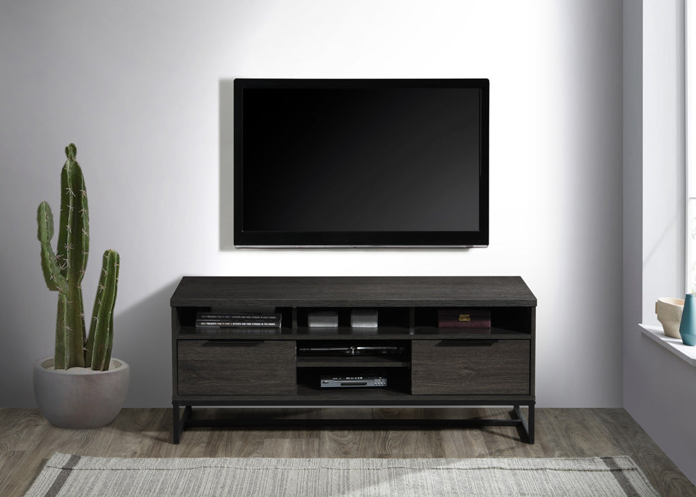 2017-ESP  17 stories veno dark espresso finish wood mid century modern 47" TV Stand