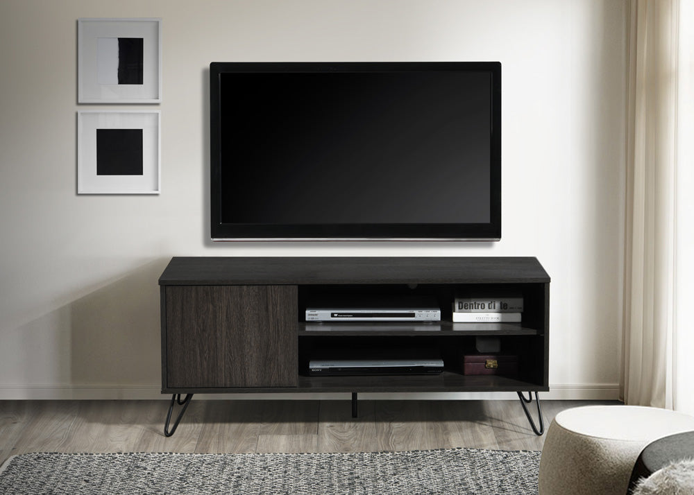 2029-ESP  Wade logan ardys dark espresso finish wood mid century modern 47" TV Stand