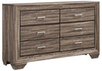 Coaster 204190Q-S4 4 pc kauffman washed taupe finish wood and natural oak wood grain queen bed set underbed drawers
