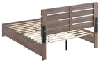 Coaster 207040Q-S4 4 pc Brantford barrell oak grain finish wood plank style queen bedroom set footboard drawers