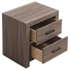 Coaster 207040Q-S4 4 pc Brantford barrell oak grain finish wood plank style queen bedroom set footboard drawers