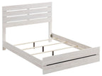Coaster 207051Q-S4 4 pc Brantford coastal white grain finish wood plank style queen bedroom set