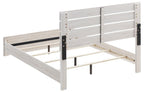 Coaster 207051Q-S4 4 pc Brantford coastal white grain finish wood plank style queen bedroom set