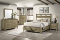 Coaster 207530Q-S4 4 pc Hazlewood vineyard oak finish wood queen bedroom set footboard drawers