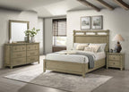 Coaster 207531Q-S4 4 pc Hazlewood vineyard oak finish wood queen bedroom set