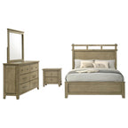 Coaster 207531Q-S4 4 pc Hazlewood vineyard oak finish wood queen bedroom set