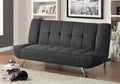 Grey Linen-Like Fabric Adjustable Click Clack Futon Sofa Bed – 2094-GY